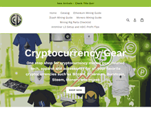 Tablet Screenshot of cryptocurrencygear.com